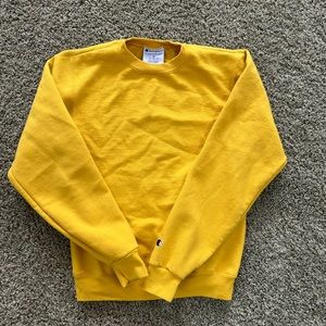 Vintage Yellow champion sweatshirt